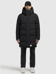 khujo Wintermantel STANK2 Schwarz/Dunkelgrau