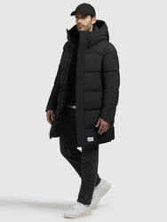 khujo Wintermantel STANK2 Schwarz/Dunkelgrau