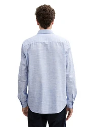 TOM TAILOR Hemd Hellblau/Grau/Blau/Dunkelblau