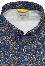 camel active T-Shirt Langarmhemd Blau/Dunkelblau/Mischfarben/Hellblau