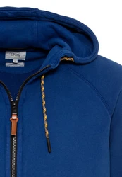 camel active Sweatjacke mit Kapuze Blau/Dunkelblau/Hellblau