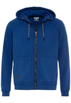 camel active Sweatjacke mit Kapuze Blau/Dunkelblau/Hellblau