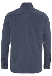 camel active Langarmhemd Kentkragen Indigo Dunkelblau/Blau/Hellblau/Grau