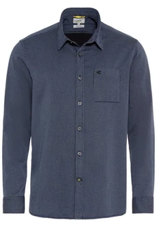 camel active Langarmhemd Kentkragen Indigo
