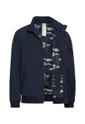 Calamar Outdoorjacke Nylon Crincle Blouson Dunkelblau/Hellblau