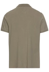 camel active Poloshirt Khaki/Dunkelgrün/Grau