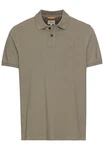 camel active Poloshirt Khaki/Dunkelgrün/Grau