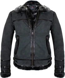 MDM Lederjacke Fliegerjacke Herren 
