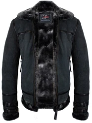 MDM Lederjacke Fliegerjacke Herren 