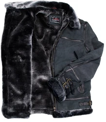 MDM Lederjacke Fliegerjacke Herren 