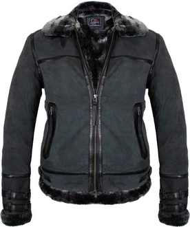 MDM Lederjacke Fliegerjacke Herren 
