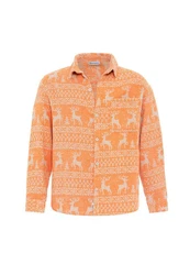 Dandalo Blusenshirt Leonardo Orange/Beige