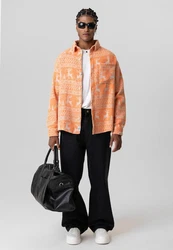 Dandalo Blusenshirt Leonardo Orange/Beige