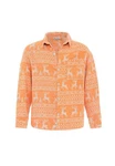 Dandalo Blusenshirt Leonardo Orange/Beige