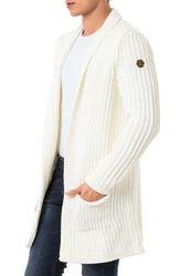 RedBridge Strickjacke Weiß/Creme/Beige/Gelb/Khaki