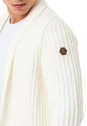 RedBridge Strickjacke Weiß/Creme/Beige/Gelb/Khaki