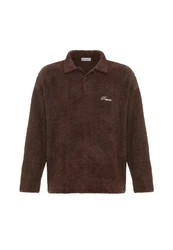 Dandalo Sweatshirt Jean Dunkelbraun/Braun/Grau/Dunkelrot/Creme/Beige