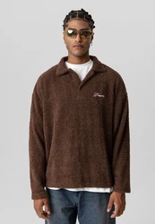 Dandalo Sweatshirt Jean Dunkelbraun/Braun/Grau/Dunkelrot/Creme/Beige