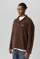 Dandalo Sweatshirt Jean Dunkelbraun/Braun/Grau/Dunkelrot/Creme/Beige