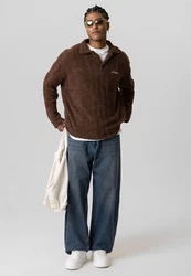 Dandalo Sweatshirt Jean Dunkelbraun/Braun/Grau/Dunkelrot/Creme/Beige