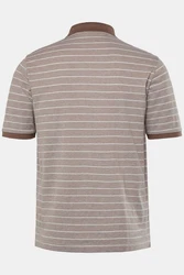 Boston Park Poloshirt Halbarm Braun/Beige