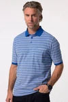 Boston Park Poloshirt Halbarm Blau/Hellblau/Rot