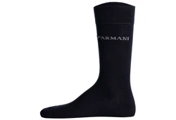 Emporio Armani Herren Socken 3er Pack CASUAL COTTON Schwarz