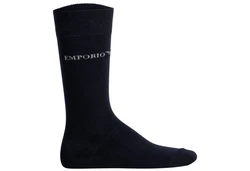 Emporio Armani Herren Socken 3er Pack CASUAL COTTON Schwarz