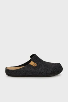 Buratti Backless Slipper Schwarz/Dunkelgrau/Grau