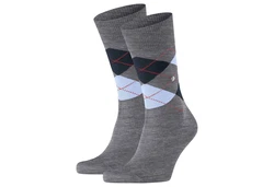 Burlington Kurzsocken Herren 2er Pack Manchester Dunkelgrau/Grau/Dunkelblau