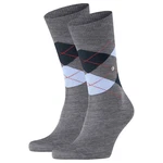 Burlington Kurzsocken Herren 2er Pack Manchester Dunkelgrau/Grau/Dunkelblau