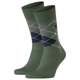 Kurzsocken Herren Socken 2er Pack - Manchester, Rautenmuster, (Packung, 2er Pack)