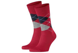 Burlington Kurzsocken Herren 2er Pack Manchester Rot/Dunkelrot