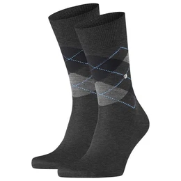 Kurzsocken Herren Socken 2er Pack - Manchester, Rautenmuster, (Packung, 2er Pack)