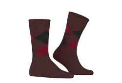 Burlington Kurzsocken Herren 2er Pack Dundee Bordeaux/Dunkelrot/Rot