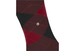 Burlington Kurzsocken Herren 2er Pack Dundee Bordeaux/Dunkelrot/Rot
