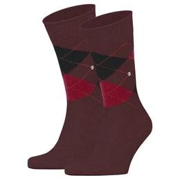 Kurzsocken Herren Socken 2er Pack - Dundee, Rautenmuster, (Packung, 2er Pack)