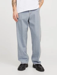JACK & JONES Jeans 'JJIAlex JJOriginal' Hellblau/Beige/Blau