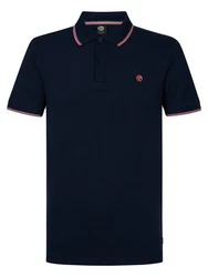 Petrol Industries Poloshirt 'Wave' Dunkelblau