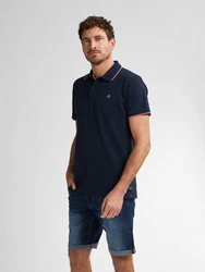 Petrol Industries Poloshirt 'Wave' Dunkelblau
