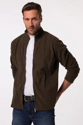 JP1880 Fleecejacke Outdoor Stehkragen Dunkelgrün/Khaki/Dunkelbraun/Braun/Grau