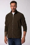 JP1880 Fleecejacke Outdoor Stehkragen Dunkelgrün/Khaki/Dunkelbraun/Braun/Grau