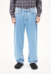 Bootcut-Jeans JAAMEO Herren Baggy Jeans recycelte Baumwolle (Non-Stretch, Baggy Fit) horizon