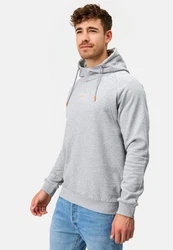 Indicode Kapuzenpullover INVir Grau/Hellgrau