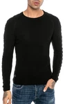RedBridge Strickpullover mit strukturierten Raglanärmeln Schwarz