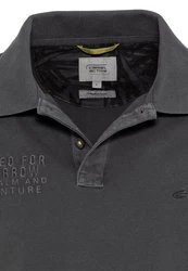 camel active Poloshirt GMD Dunkelgrau/Grau