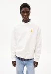 Armedangels Sweatshirt EMAAL CREWNECK ICON Weiß/Rot/Gelb