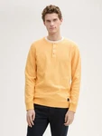 TOM TAILOR Strickpullover Henley orange