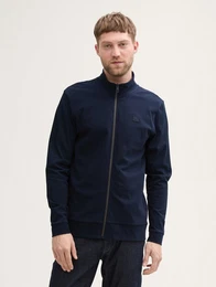 Langarmshirt Light Sweatjacke mit Stehkragen