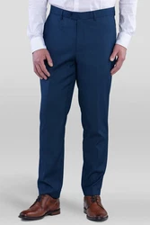 SANDER STELLAN Anzug Herren Business Anzug Slim Fit Blau/Dunkelblau/Hellblau